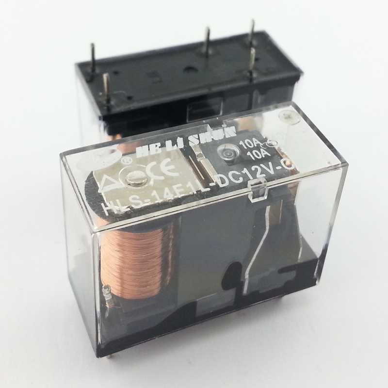 HLS-14F1L-DC12V-C    12V 5 PİN    TEK KONTAK RÖLE