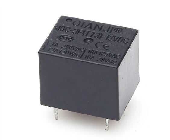 JQC-3F(T73)-12VDC 7A 12V 5 PIN TEK KONTAK KÜP RÖLE