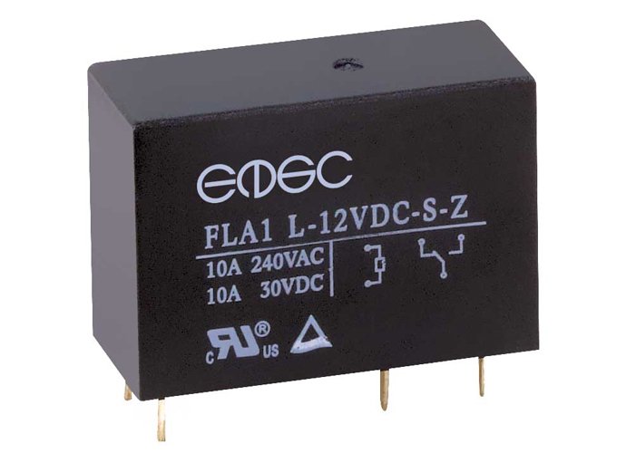 FLA1-L12VDC-S-Z    10A 12V 5 PIN   PCB RÖLE