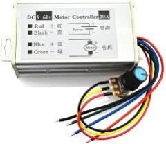 20A PWM DC Motor Hız Kontrol Modülü (9V 12V 24V 36V 48V 60V)
