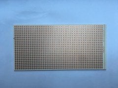 6X13CM  Bakır plaket Delikli Pertinaks