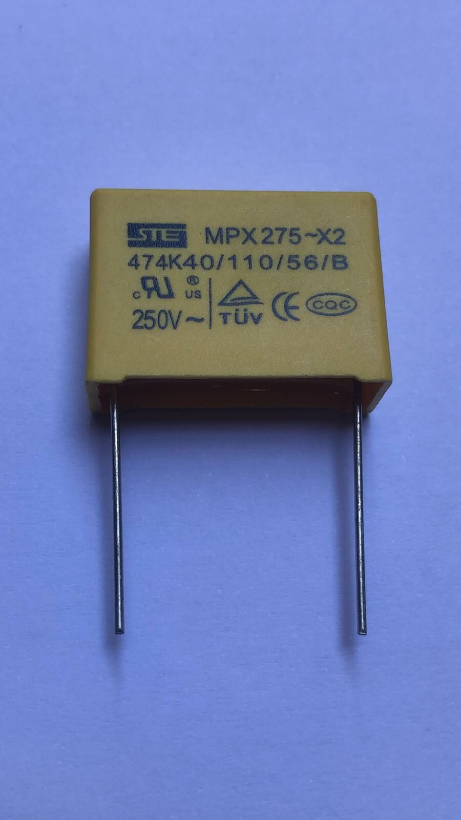 470NF 275VAC    MPX X2 RM:22.5MM   POLYESTER KONDANSATÖR