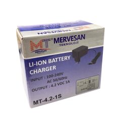 MT-4.2-1S Adaptör 4.2V 1A Li-Ion Batarya Şarj