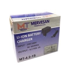 MT-4.2-1S Adaptör 4.2V 1A Li-Ion Batarya Şarj