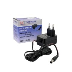MT-12.6-3S Adaptör 12.6V 1A Li-Ion Batarya Şarj