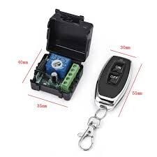 433M-1 RLY-12V 2CH  KANAL KABLOSUZ UZAKTAN KUMANDALI KONTROL ANAHTARI 433MHZ ALICI VERİCİ TRANSCEIVER AND RECEIVER  SECURITY ALARM INDUSTRY KIT