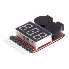 1-8S Lipo Seviye Ölçer ve Alarm Modül