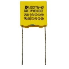 220NF 275VAC X2 - (.22K 275V X2)   MPX POLYESTER KONDANSATÖR