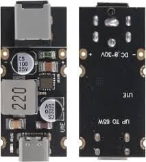 PD65W Type-c USB QC3.0 Hızlı Şarj Modül (5V 9V 12V 20V) 2.1X5.5 JACK