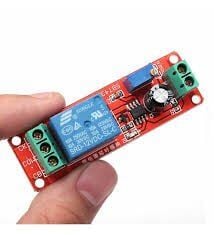 NE555 0-10 SANİYE ZAMAN AYARLI GECİKMELİ TEKLİ RÖLE MODÜL - ON