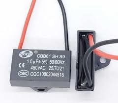 1UF 450VAC CBB61 KABLOLU KUTLU DAİMİ KONDANSATÖR