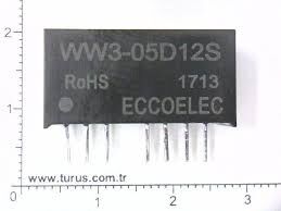 WW3-24S05    24V - 5V 3W  DC DC KONVERTÖR