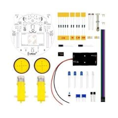 DIY Mini Kedi Görünümlü Çizgi Takip Eden Robot Kiti