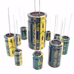 47UF 50V   105C    ELEKTROLİTİK ALÜMİNYUM KONDANSATÖR