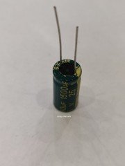 1500UF 25V 105C 10X20 ELEKTROLİTİK ALÜMİNYUM KONDANSATÖR - 50 ADET
