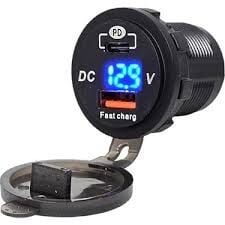 PANO TİP USB  TYPE C + VOLTMETRE + USB 3.0