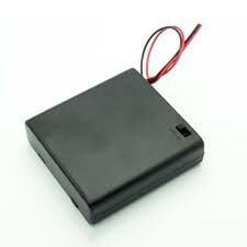 4'LÜ AA KALIN KALEM PİL YUVASI KAPAKLI ANAHTARLI - PİL YATAĞI