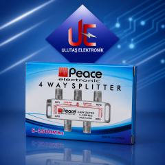 Peace Electronic 4 Way Splitter Anten/Sinyal Bölücü