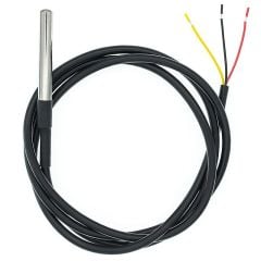 Ds18b20 Sıcaklık Sensörü Modülü Kiti Su Geçirmez 100CM Dijital Sensör Paslanmaz Çelik Kablosu