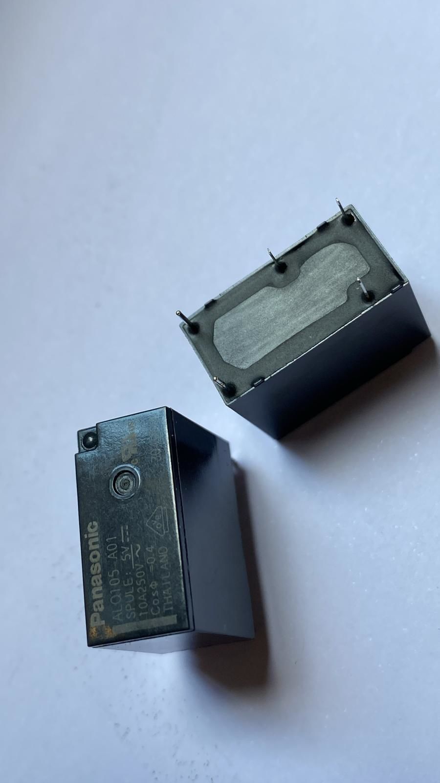 ALQ105 A01 5VDC 10A SPDT (1 Form C) 5 PİN KOMBİ RÖLESİ