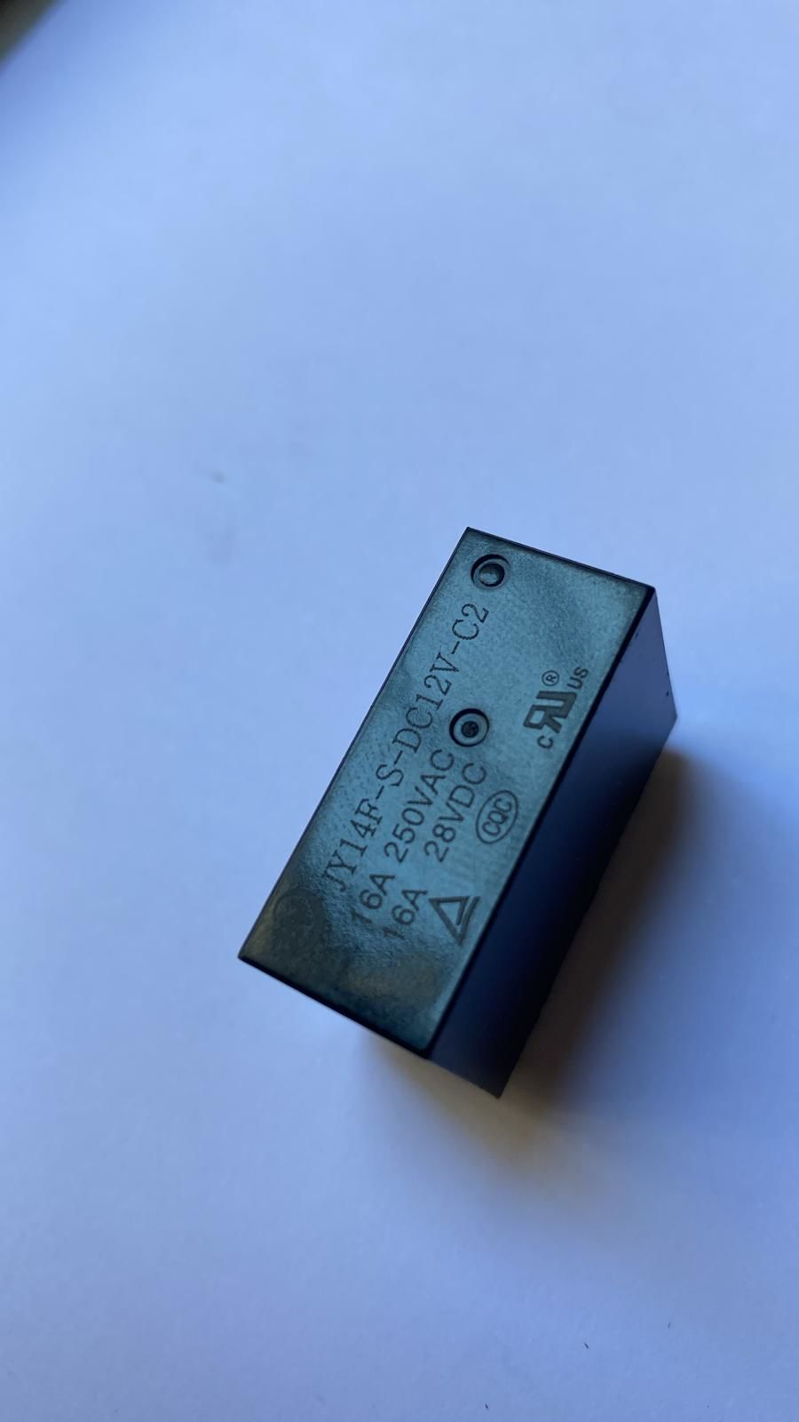 JY14F-S-DC12V-C2   16A 12V 250VAC 28VDC   ÇİFT KONTAK RÖLE