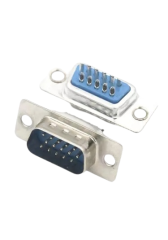 15 Pin 3 Sıra Lehim Tip Dişi Konnektör - D-SUB Konnektör