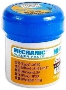 Mechanic Solder Paste - 42GR Mechanic Krem Sıvı Lehim Pasta 183 DERECE
