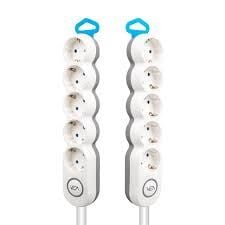 VEA - VE2555 5'Lİ ÇOKLU PRİZ 1.5 METRE AKIM KORUMALI GRUP PRİZ