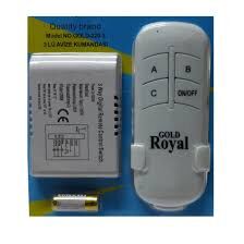 GOLD ROYAL - QUALITY BRAND MODEL NO :GOLD-220-3 3LÜ AVİZE KUMANDASI WIRELESS REMOTE CONTROL SWITCH