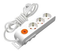 MUTLUSAN Rı Tech - ÜÇLÜ ANAHTARLI TOPRAKLI KLEMENSLİ GRUP PRİZ