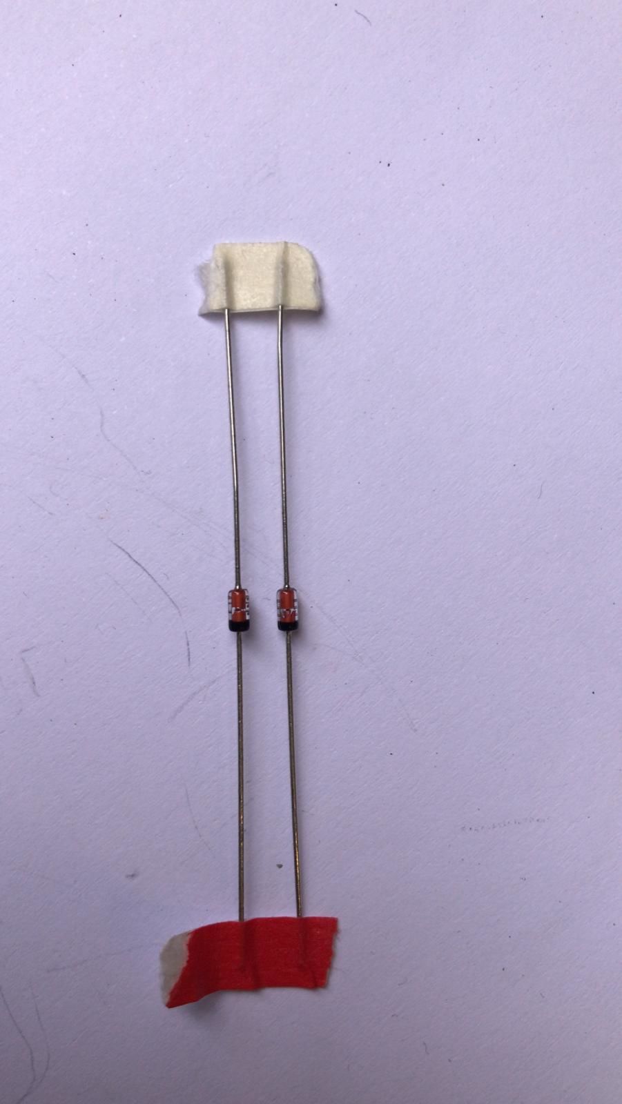 1N60   DO-35 (GLASS)   30mA 40V   GERMANIUM DIODE