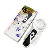 BÜYÜTEÇ 2 LED SOFT RUBBER HANDLE MAGNIFIER MG7B-3A