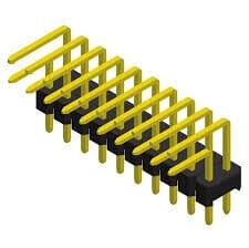 5 ADET -L-KLS1-207-2-24-R2  24PİN 2X12 2.54MM 90C ERKEK THT R/A PIN HEADER