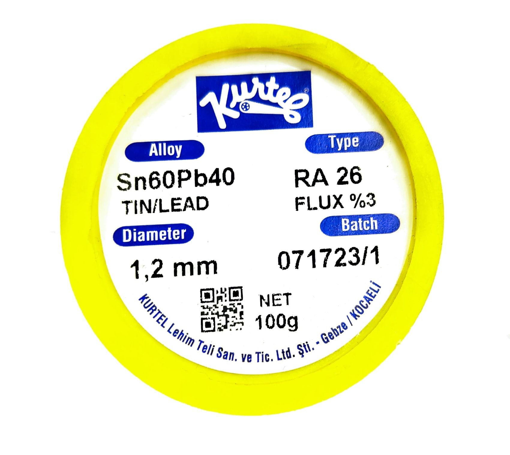 Lehim TELİ 100GR 0.75MM 60/40 - KURTEL