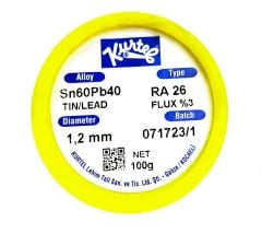 Lehim TELİ 100GR 0.75MM 60/40 - KURTEL