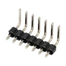 10 ADET - DS1022-1X7RUF11-B 7PİN 1X7 2.54MM 90C ERKEK THT R/A PIN HEADER