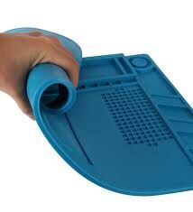 Tamir Masası Çalışma Pedi S-160 Isıya Dayanıklı Kaymaz Mavi Pad