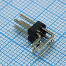 DS1022-2X2RF11-B 4PİN 2X2 2.54MM 90C ERKEK THT R/A PIN HEADER