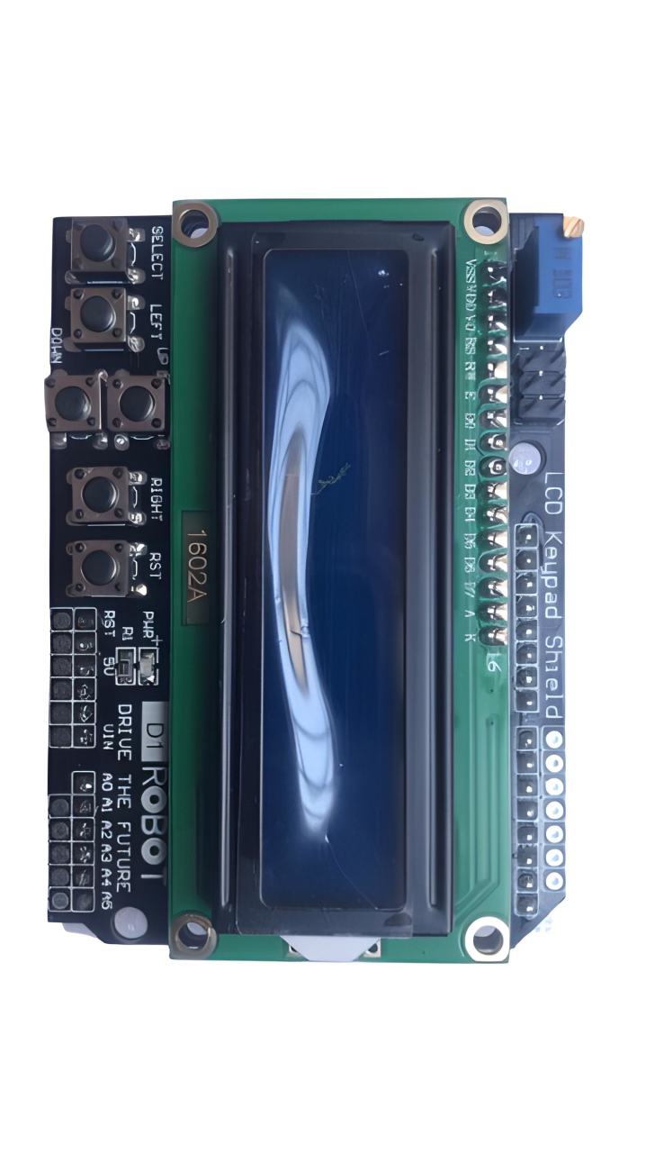 16x2 LCD1602 Tuş Takımlı Ekran Shield - LCD1602 Keypad Shield - ONLİNE ÖZEL FİYAT