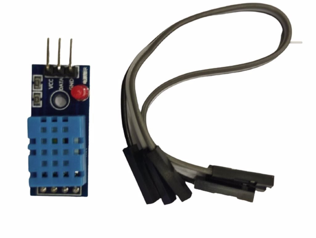 DHT11 SICAKLIK VE NEM SENSÖR MODÜLÜ - LEDLİ KABLOLU