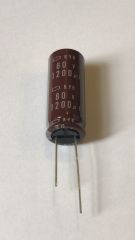 1200UF 80V   105C   ELEKTROLİTİK ALÜMİNYUM KONDANSATÖR