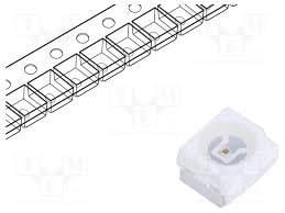 25 ADET -  SMD LED YEŞİL 0805  515-520NM 250-300MCD 20MA 2.8-2.9V BG-0805GREEN