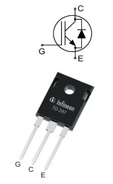 IHW15N120E1 H15ME1 1200V 30A 156W IGBT + ANTİ-PARALLEL DİODE