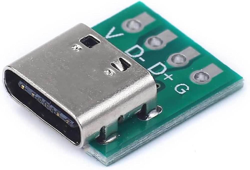 USB Type-C To 4 Pin DIP Çevirici - Type-C Modül Kartı