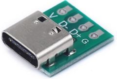 USB Type-C-4P To 4 Pin DIP Çevirici - Type-C Modül Kartı