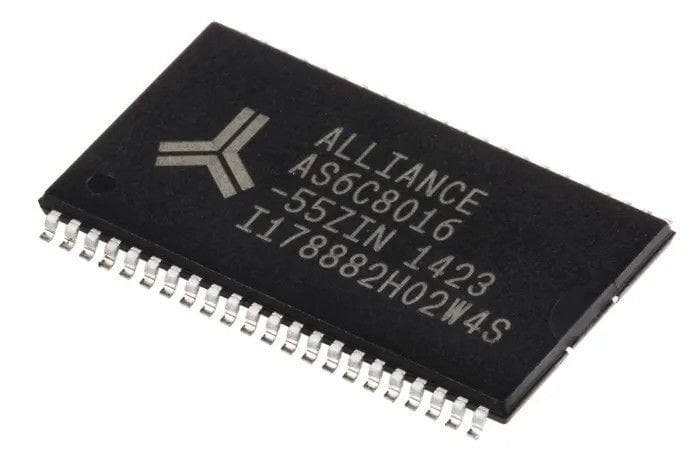AS6C8016-55ZIN   TSOP-44   MEMORY DATA STORAGE SRAM