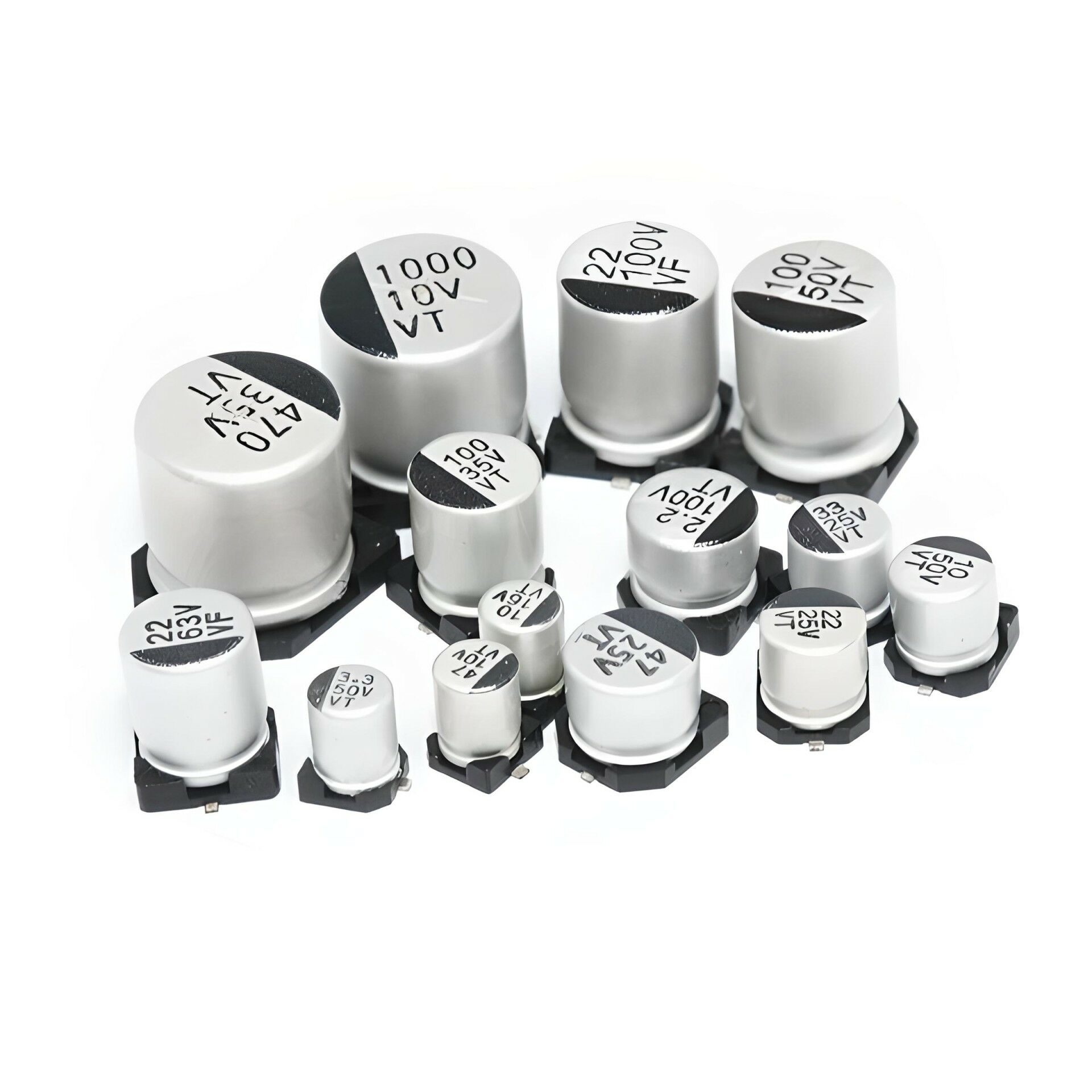 220UF 35V   105C 8X10.2   SMD ELEKTROLİTİK KONDANSATÖR