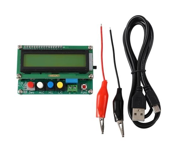 MOD-LC100-A DİJİTAL LCD YÜKSEK HASSASİYETLİ ENDÜKTANS KAPASİTE L/C METRE KAPASİTÖR TEST CİHAZI FREKANSI 1PF-100MF 1UH-100H LC10