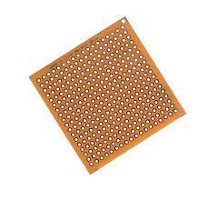 10X10CM Bakır PLAKET DELİKLİ