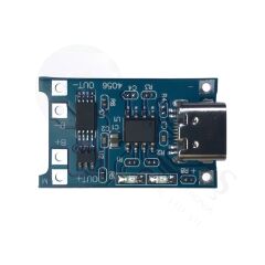 TP4056 1A 5V 18650 AKIM KORUMALI TYPE-C LİTYUM PİL ŞARJ MODÜLÜ